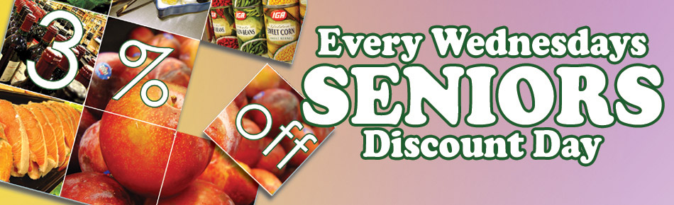 Seniors Discount Day
