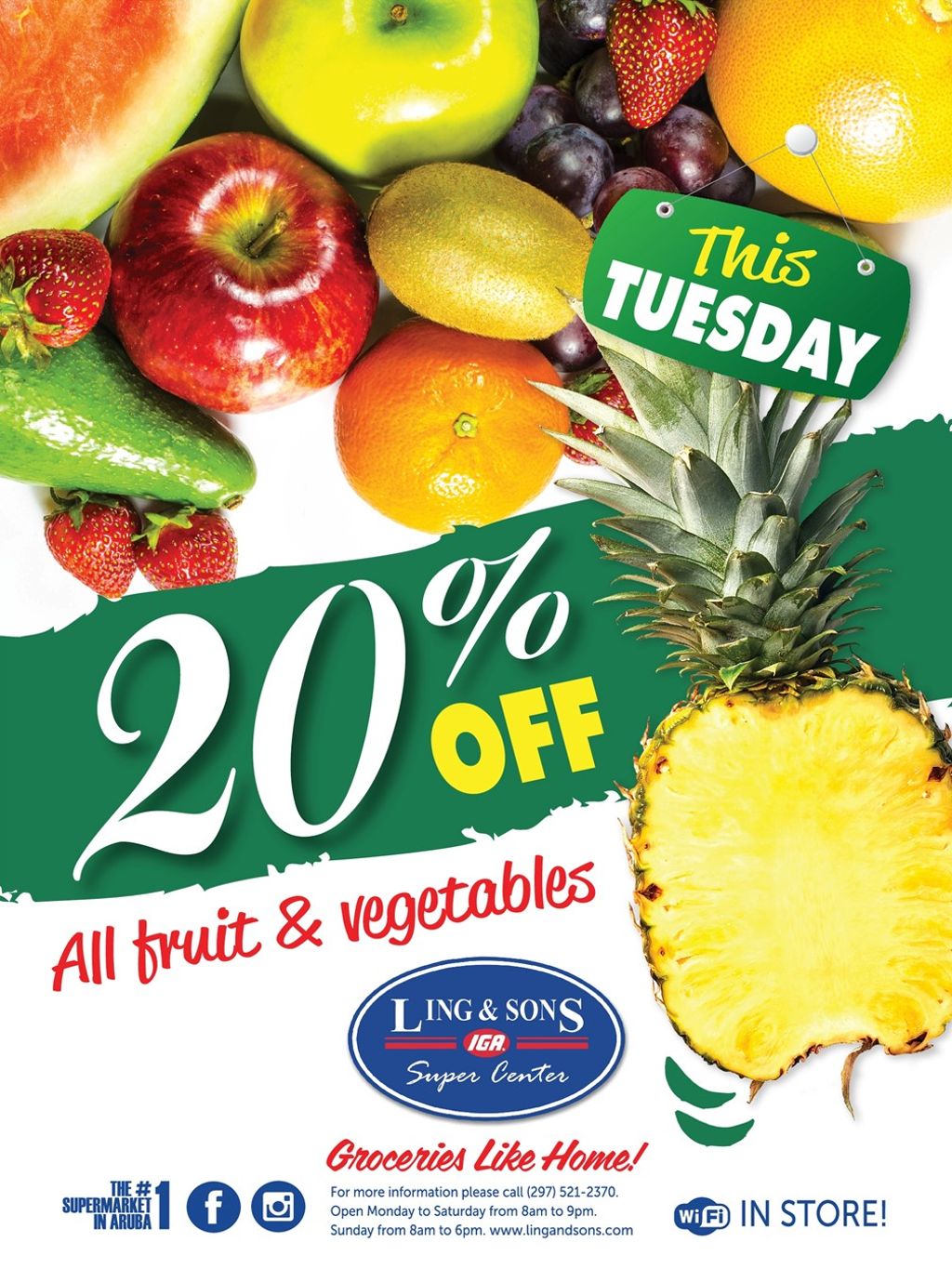 Ling and Sons IGA Super Center Aruba's 1 supermarket IGA Groceries